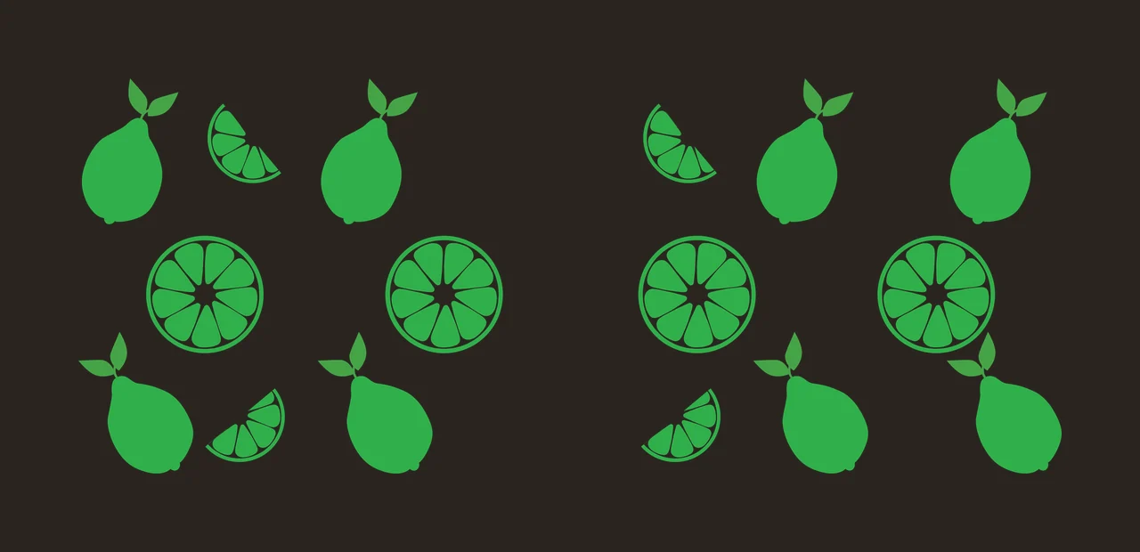 Can Glass Wrap Citrus Fruit Pattern Silhouette repeating lemon contrast preview thumbnail