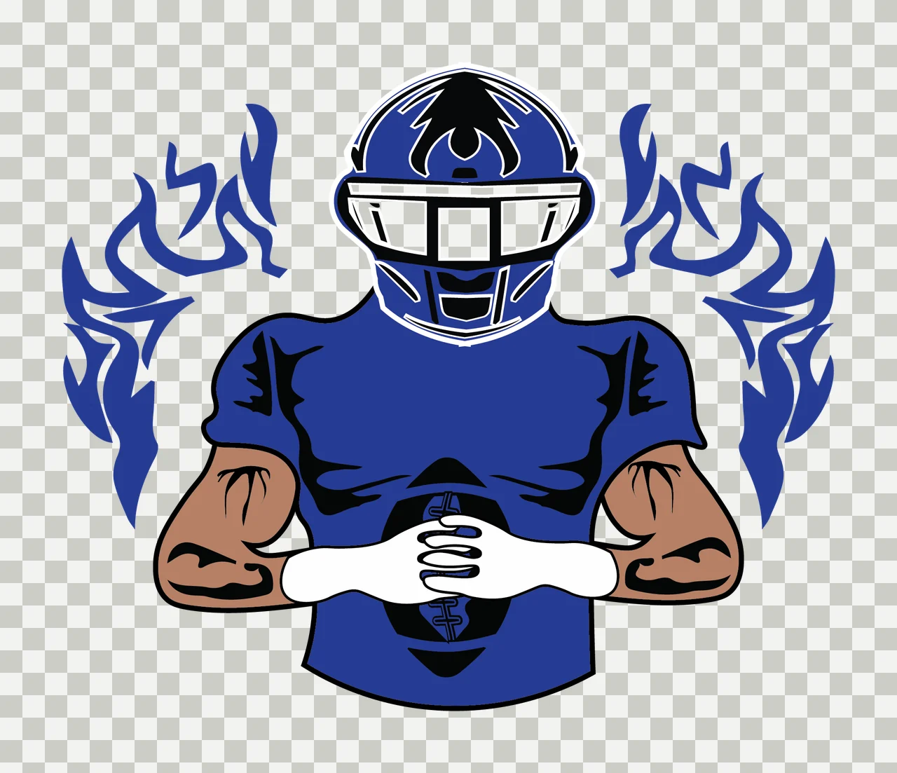 Helmeted Figure With Flames helmet black white plain silhouette transparency and detail preview thumbnail