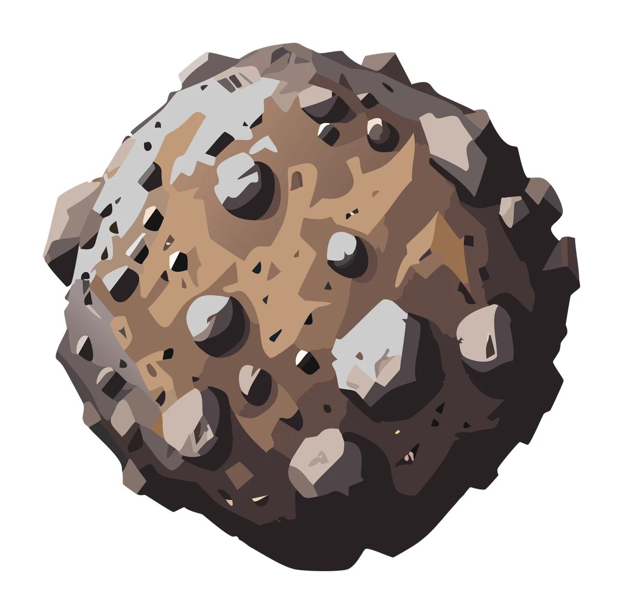 Rough Textured Dark Sphere Object texture line drawing black
