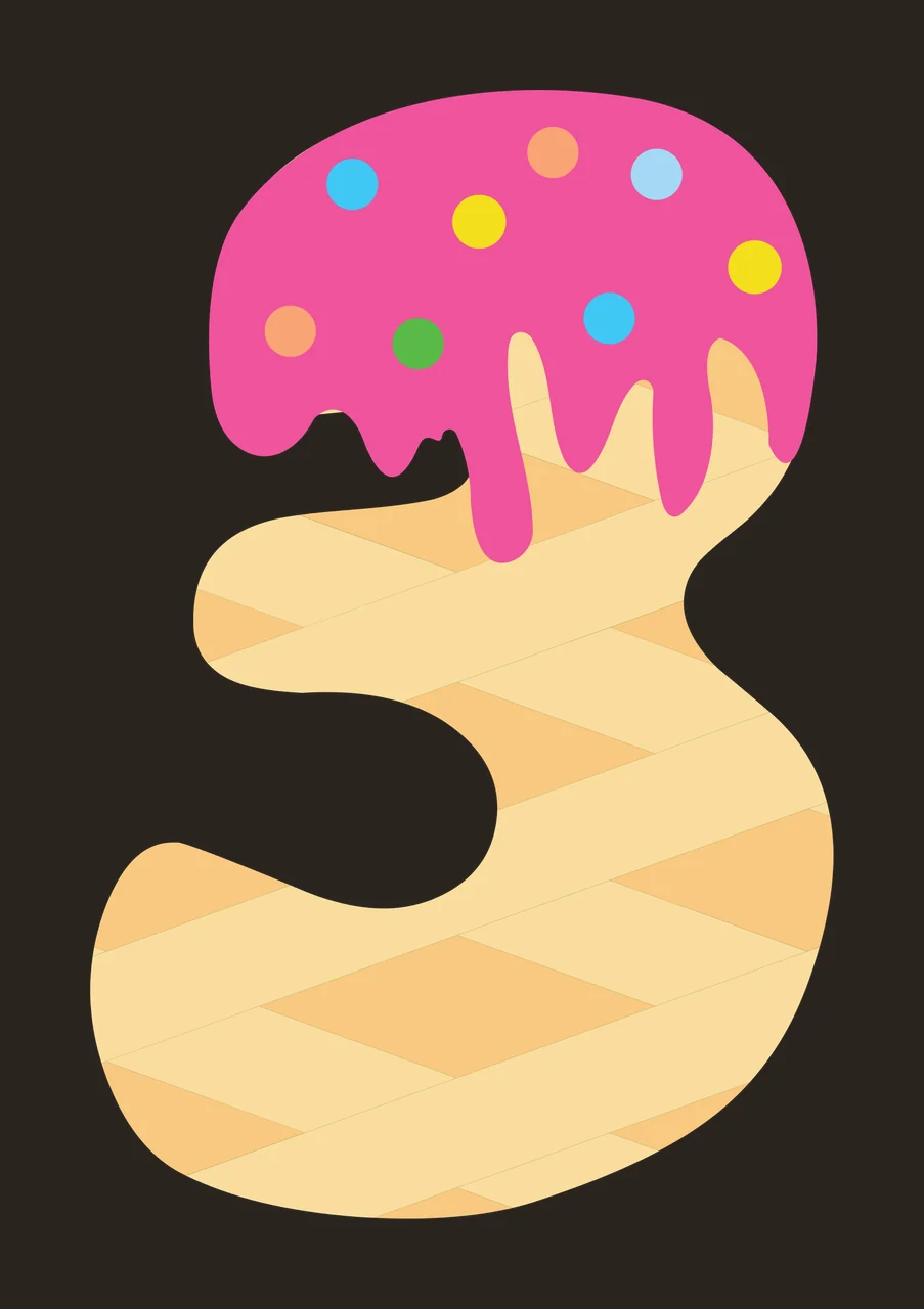 Ice Cream Font Character 21 scalable logo design icon contrast preview thumbnail