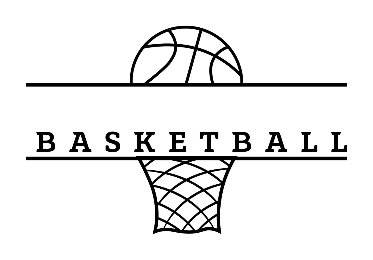 Can Glass Wrap Basketball With Hoop And Text