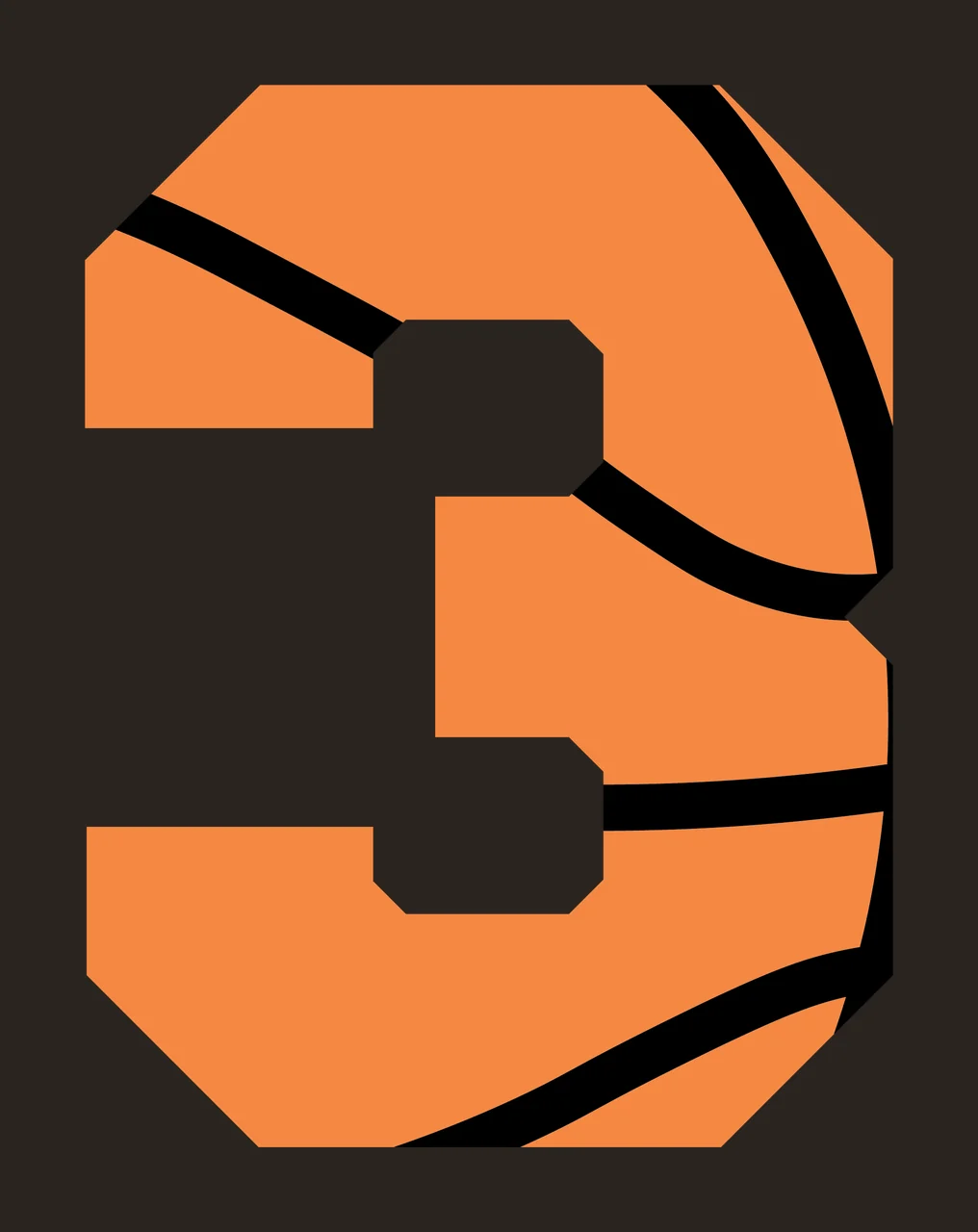 Can Glass Wrap Number Three Forming With Basketball contrast preview thumbnail