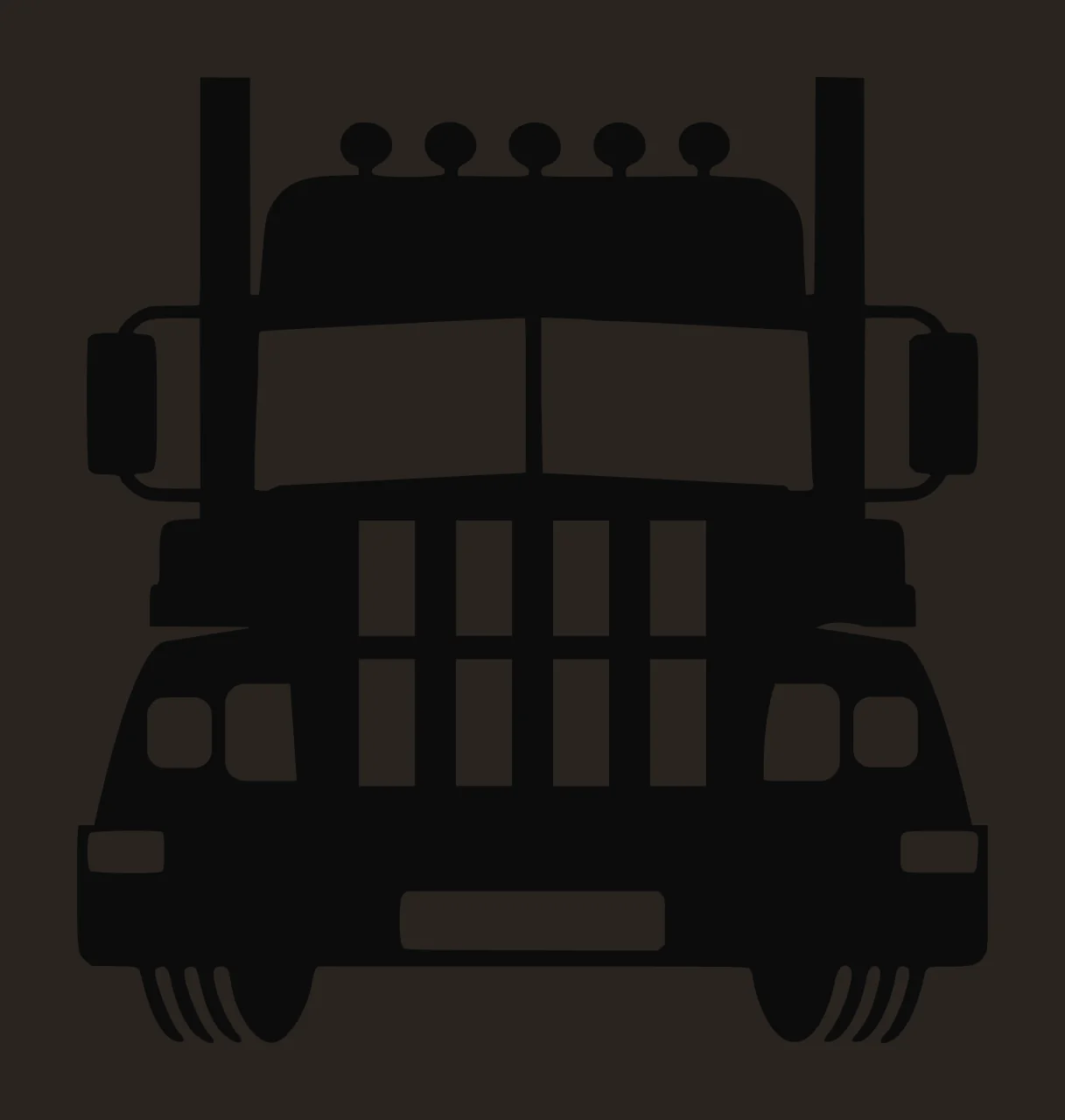 Semi Truck Monogram Character 04 pickup vehicle monster automobile contrast preview thumbnail