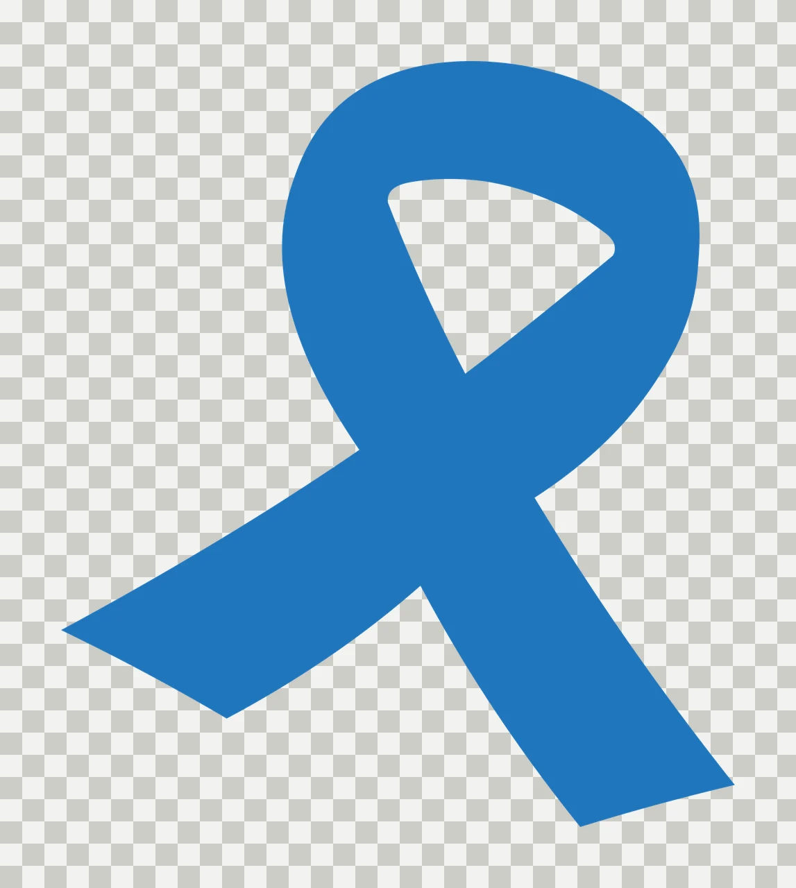 Blue awareness ribbon Illustration transparency and detail preview thumbnail