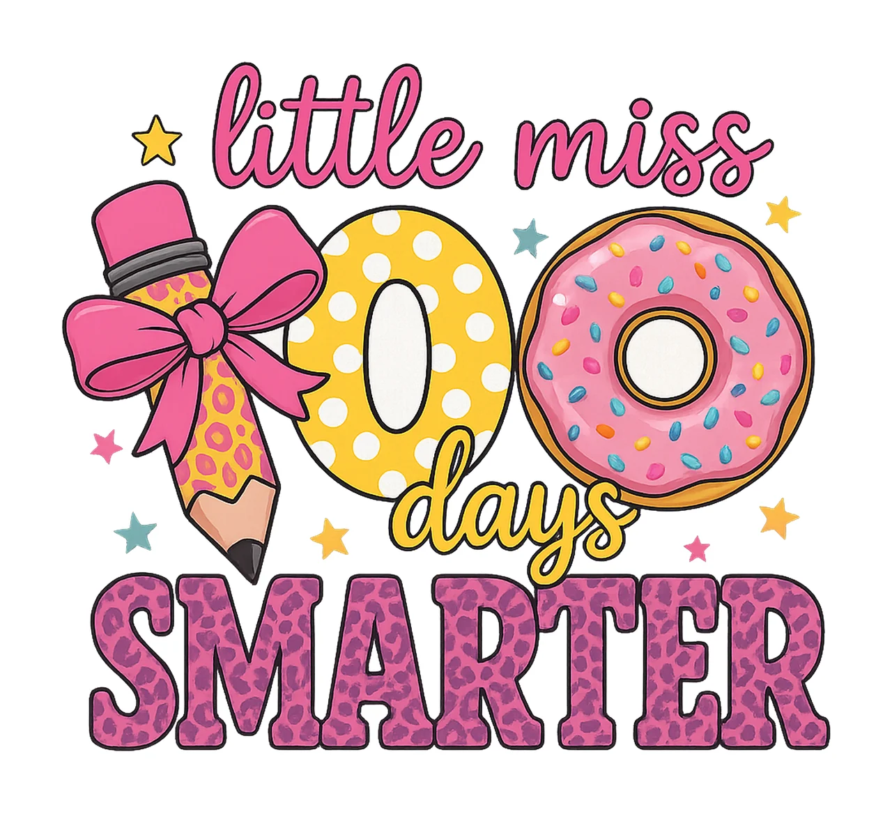Little Miss 100 Days Smarter 100 Days of School Design Kids