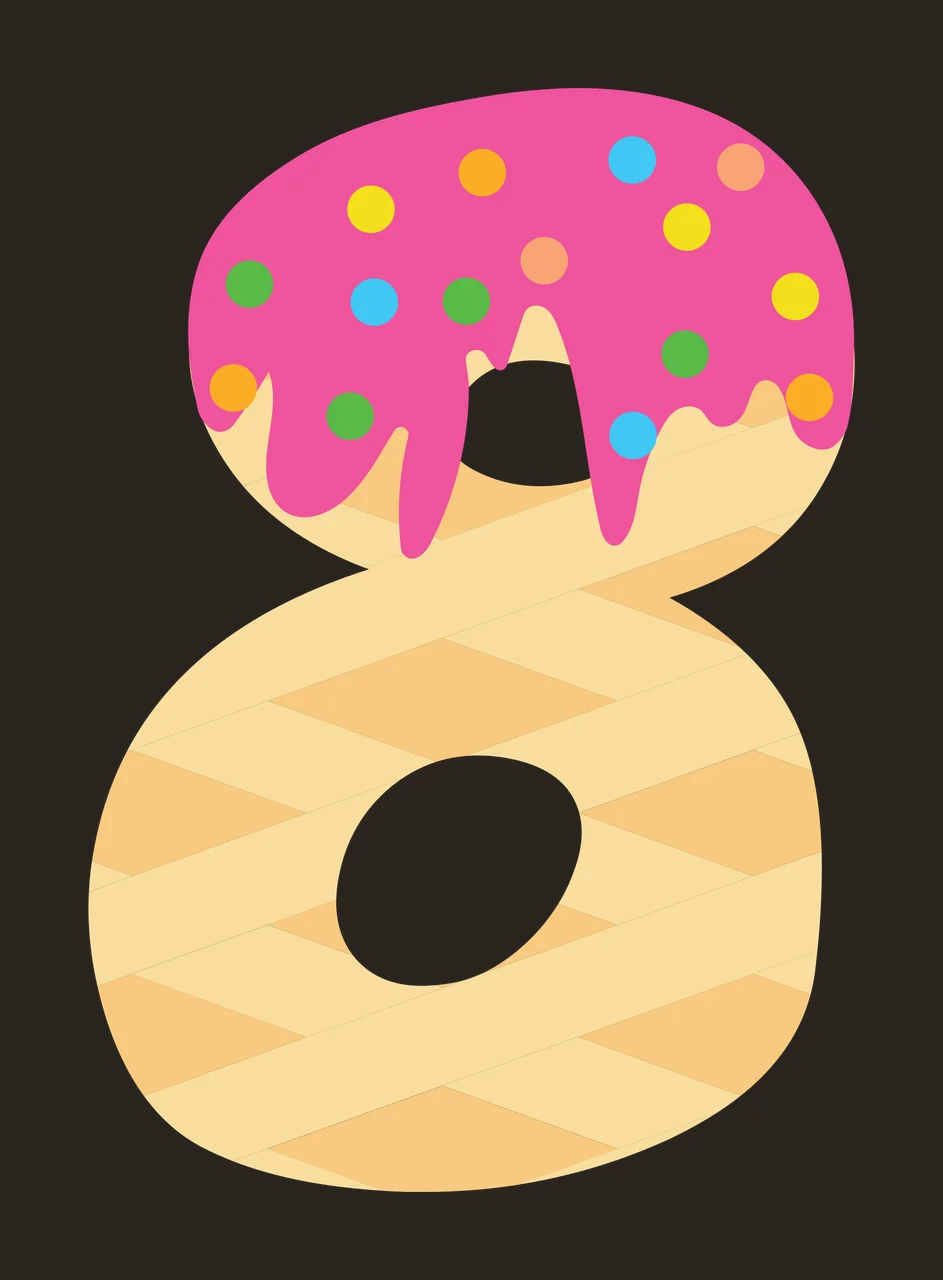Ice Cream Font Character 25 scalable logo design icon contrast preview thumbnail