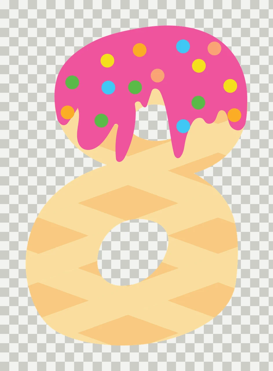 Ice Cream Font Character 25 scalable logo design icon transparency and detail preview thumbnail