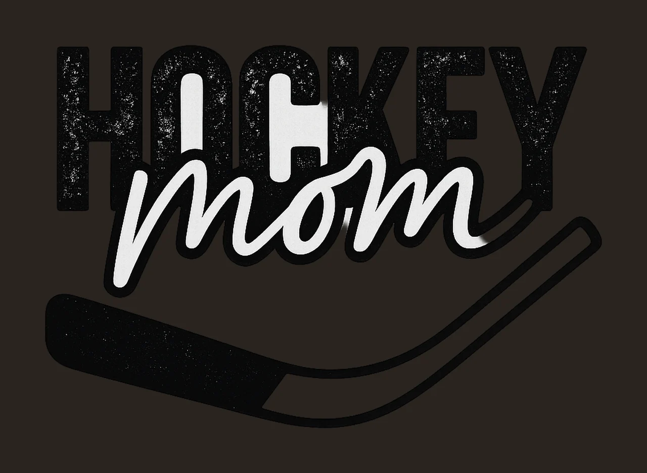 Hockey Mom Game Day Sublimation Design Sports Mom Shirt contrast preview thumbnail
