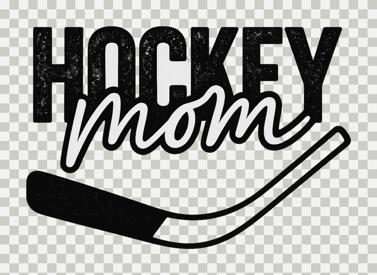 Hockey Mom Game Day Sublimation Design Sports Mom Shirt transparency and detail preview thumbnail