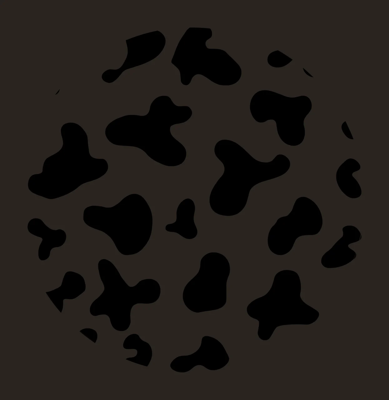 Keychain Black And White Abstract Cow Print pattern patterned contrast preview thumbnail