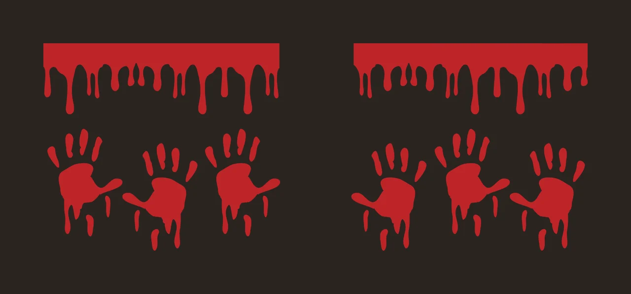 Can Glass Wrap Dripping Paint And Handprint Graphic handprints contrast preview thumbnail