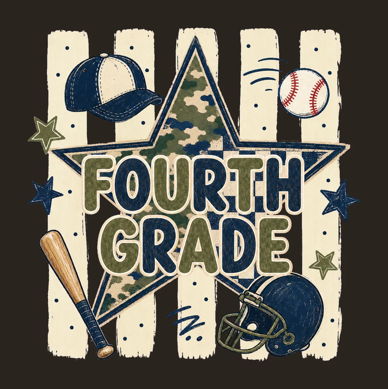 Star Camo Boys School Grade Series bundle 06 contrast preview thumbnail