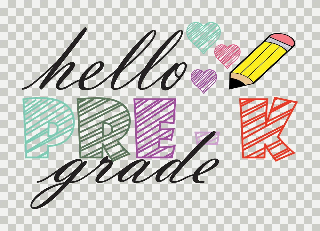 Grade Hello White Hello Pre K Grade Lettering writing heart transparency and detail preview thumbnail
