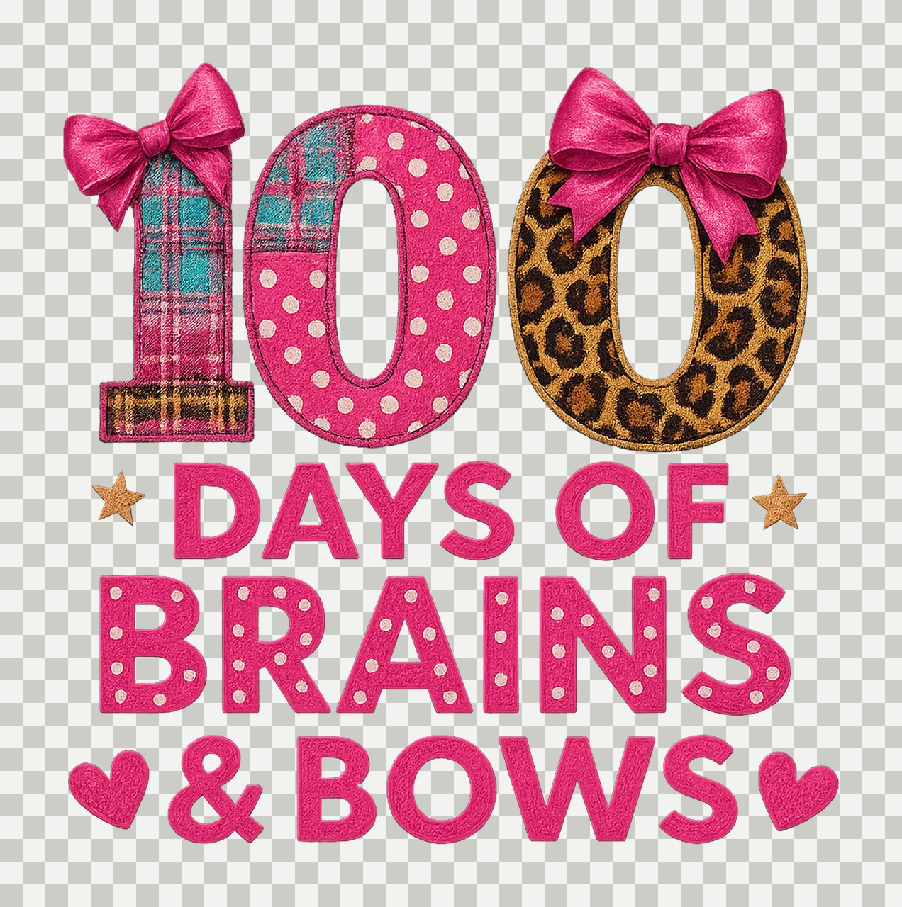 100 Days of School Cute School Kids Sublimation Design transparency and detail preview thumbnail