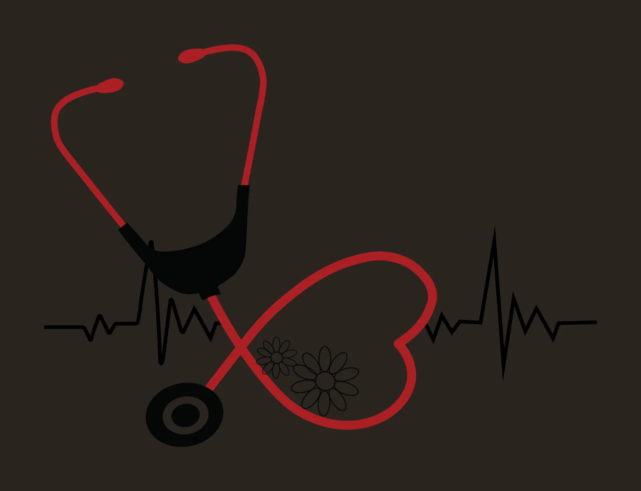 Nurse Monogram Character 10 nursing healthcare medical scrubs contrast preview thumbnail