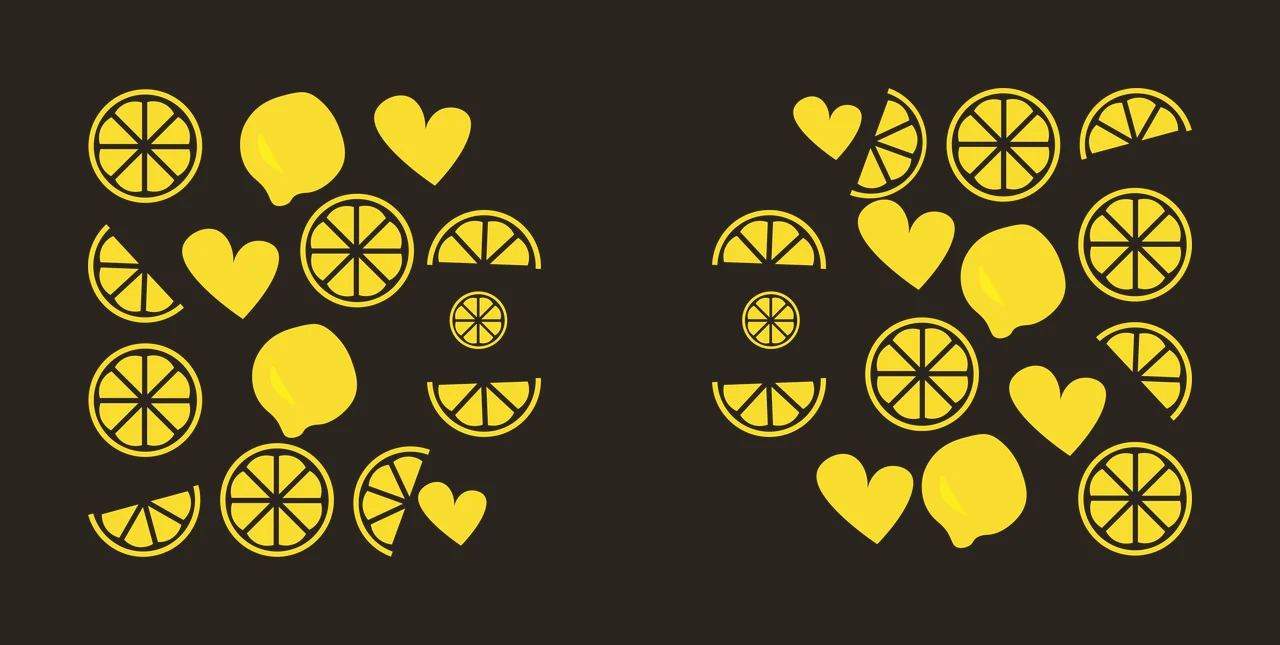 Can Glass Wrap Lemon Slices And Heart Patterned distributed in a contrast preview thumbnail