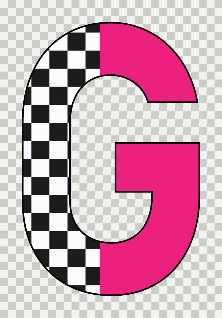 Can Glass Wrap G Letter With Checkerboard transparency and detail preview thumbnail
