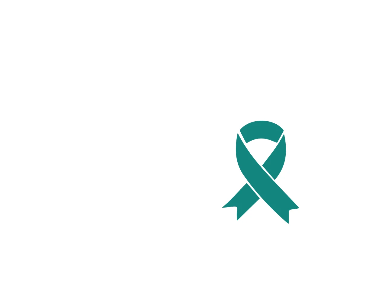 Ovarian Cancer awareness ribbon survivor hope support Variation
