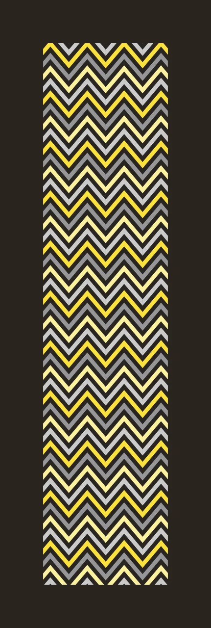 Chevron pattern Illustration with chevron lines, zigzag stripes and vertical banner format in yellow, light yellow and grey contrast preview thumbnail