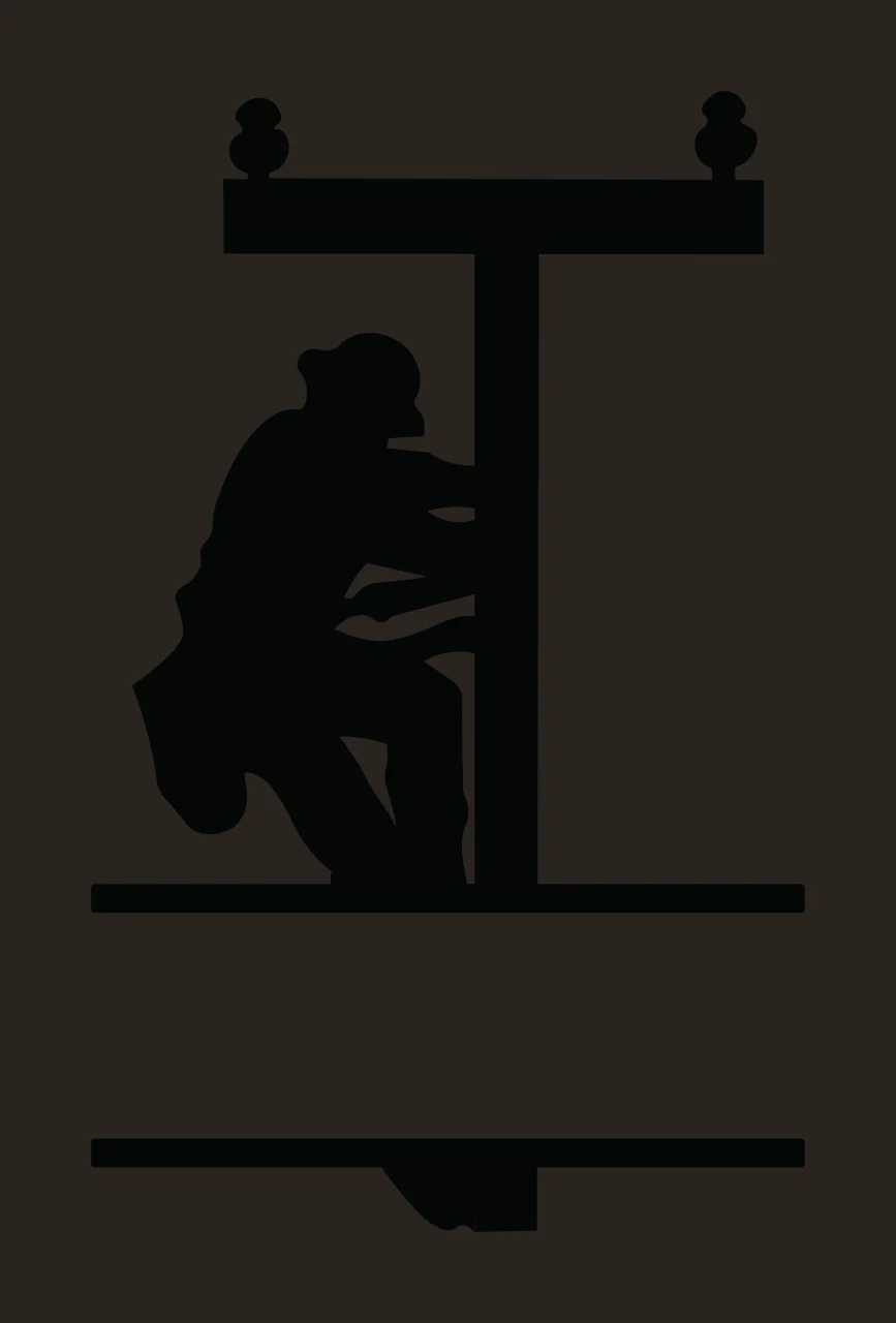 Lineman Monogram Character 07 scalable logo design icon contrast preview thumbnail