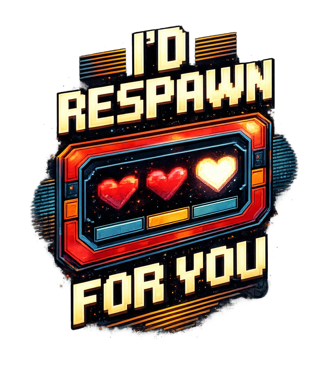 Id Respawn For You Funny Valentine Day Gamer Gaming Lover