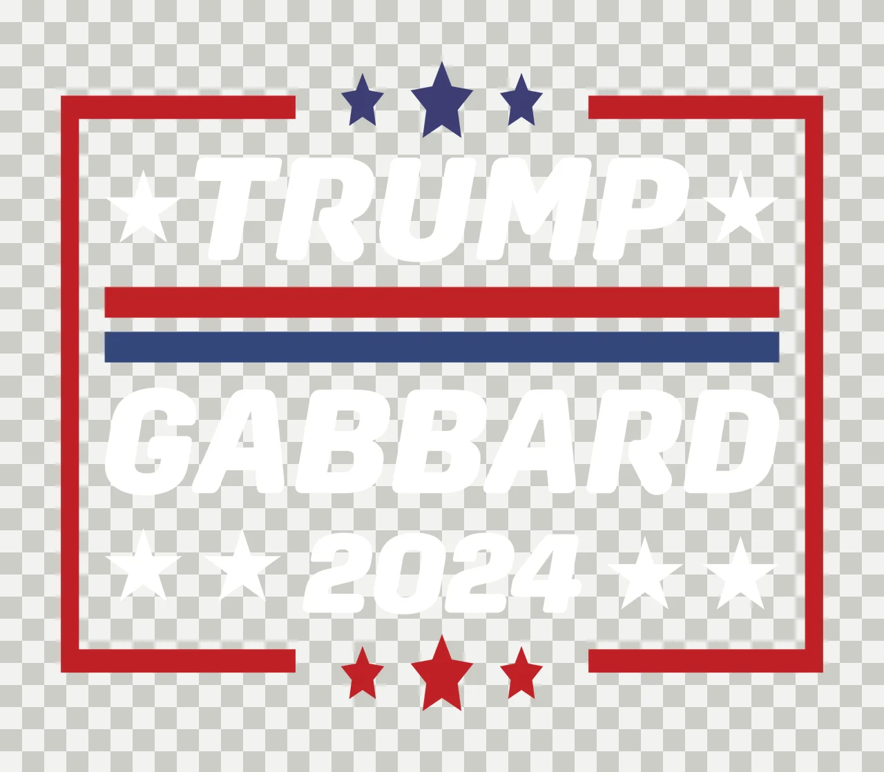 Political- border design with stars and stripes with red rectangular frame, three navy stars at top, three red stars at bottom and two horizontal stripes red and navy in navy blue transparency and detail preview thumbnail