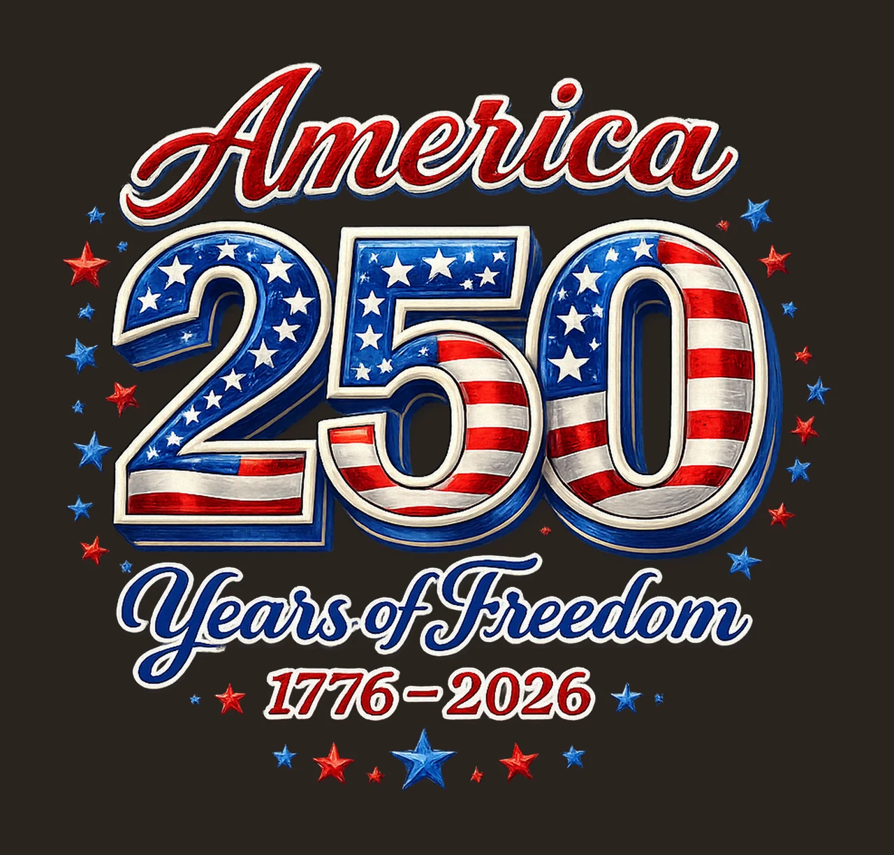 America 250 USA 250th Anniversary Sublimation contrast preview thumbnail