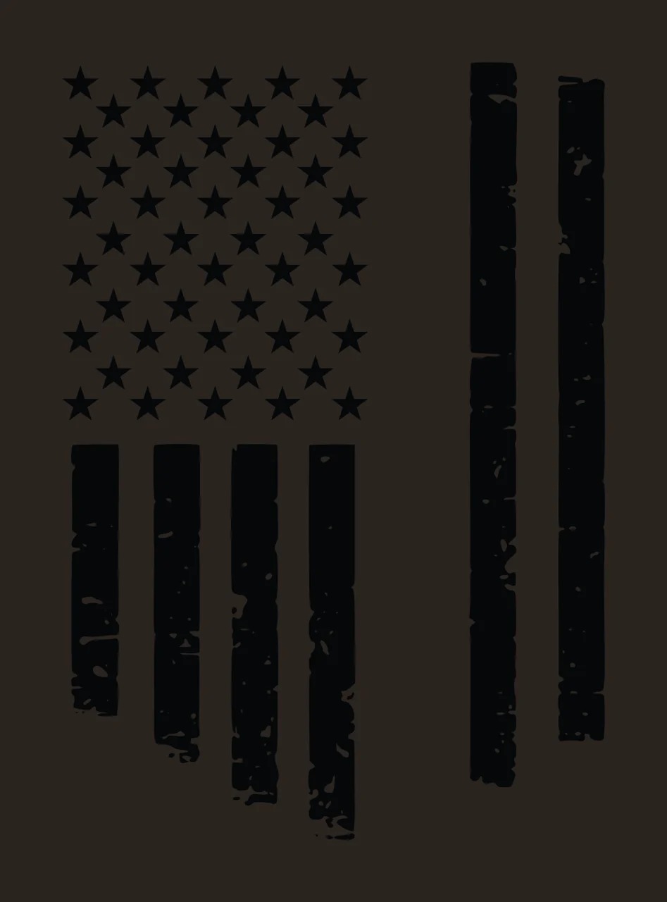 Flag Distressed With Vertical Stripes stars black white texture contrast preview thumbnail