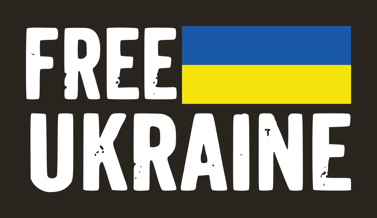 Ukraine Black Distressed Text Reading With Flag Box declaring contrast preview thumbnail