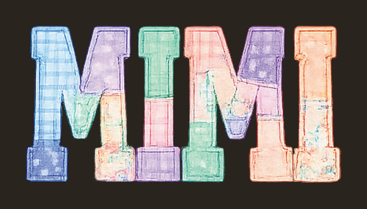 Patchwork Floral Mimi Colorful Grandma Design Sublimation contrast preview thumbnail