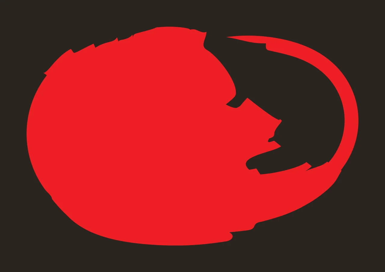 Oval Shape With Torn Outer Edges silhouette black distressed contrast preview thumbnail