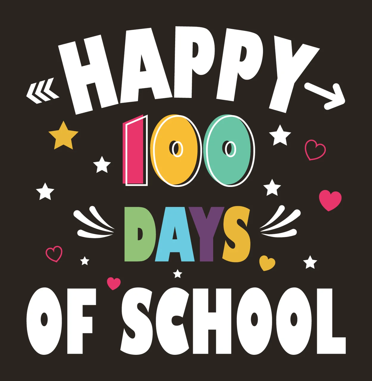Can Glass Wrap 100 Days Text Decorating contrast preview thumbnail