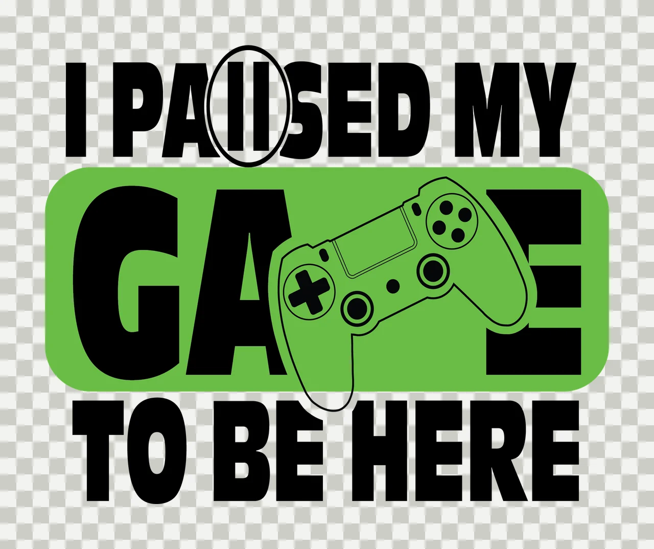 Paused Game scalable logo design icon transparency and detail preview thumbnail