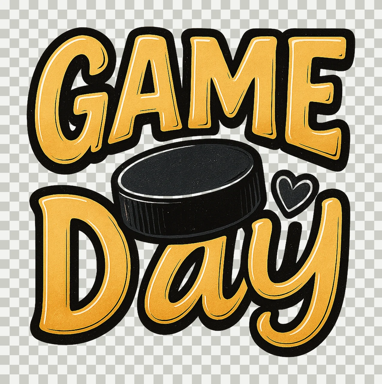 Game Day Hockey Sublimation Design Hockey Mom Shirt Game Day transparency and detail preview thumbnail