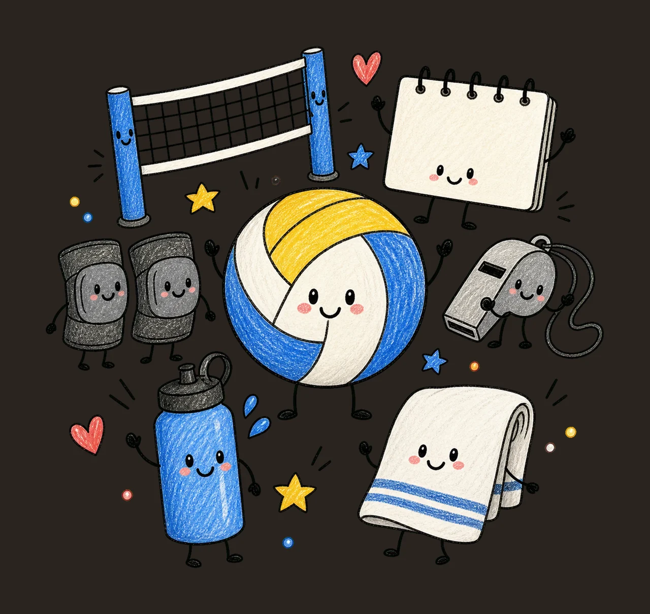 volleyball game day 04 cozy crayon sublimation instant shirt contrast preview thumbnail