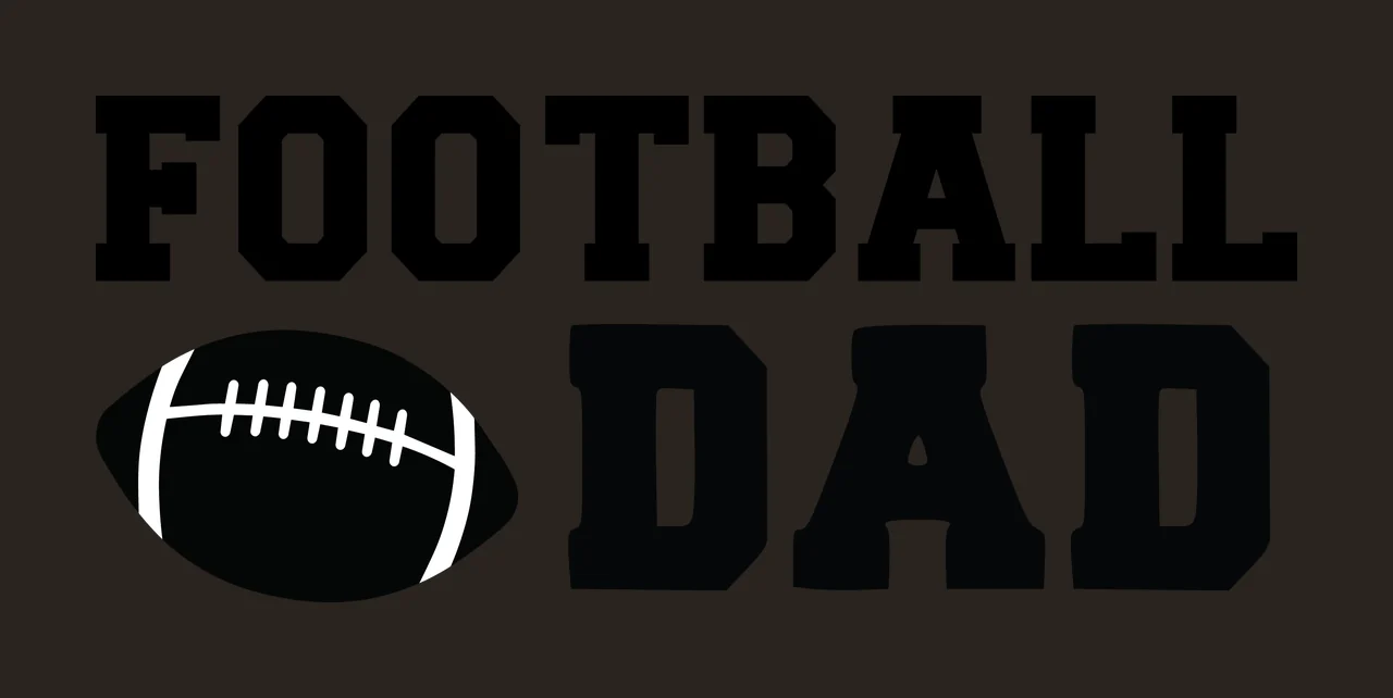 Football Dad Text With Typography And Stencil contrast preview thumbnail