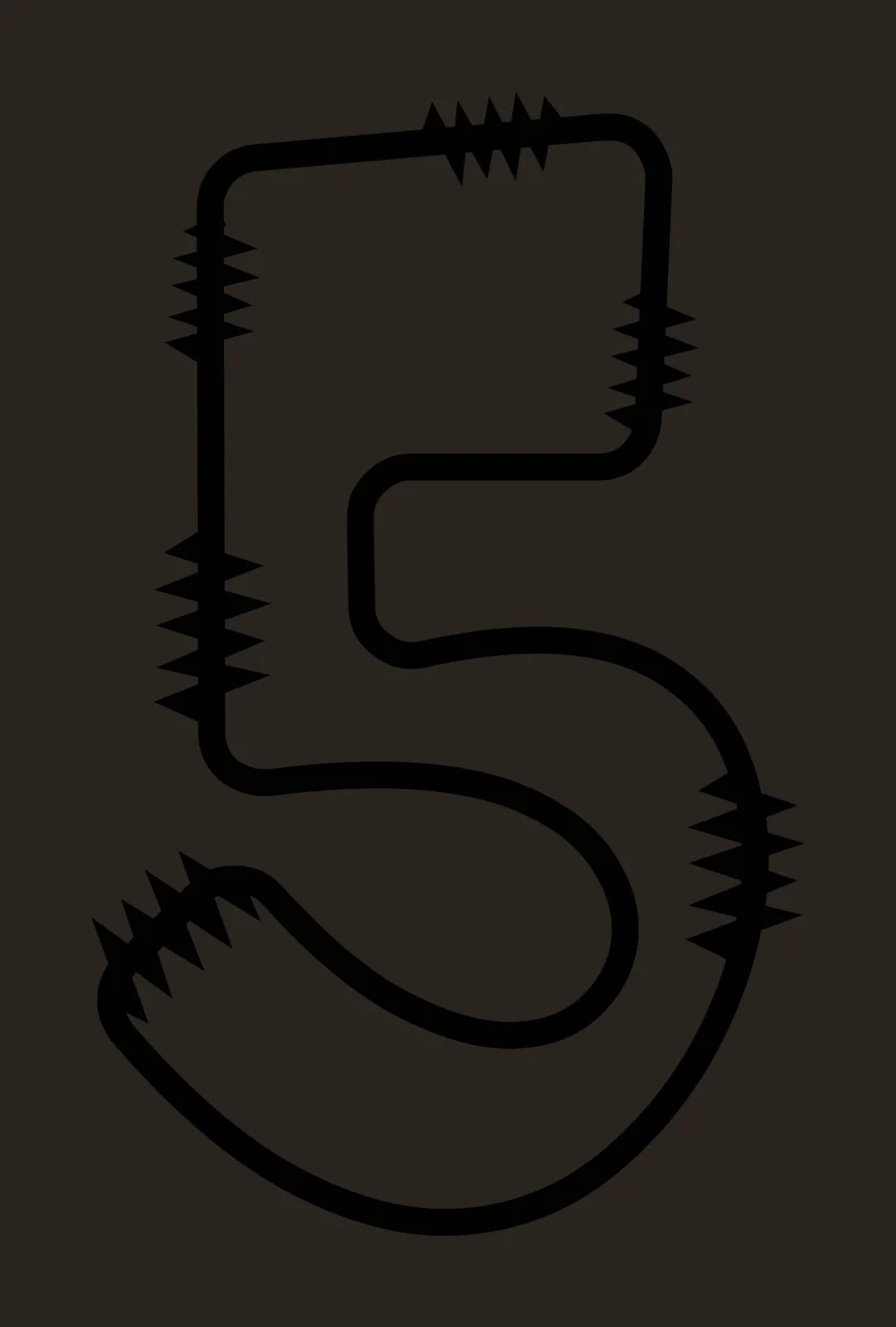 Letters Doodle Character 27 hand drawn sketch whimsical scalable contrast preview thumbnail