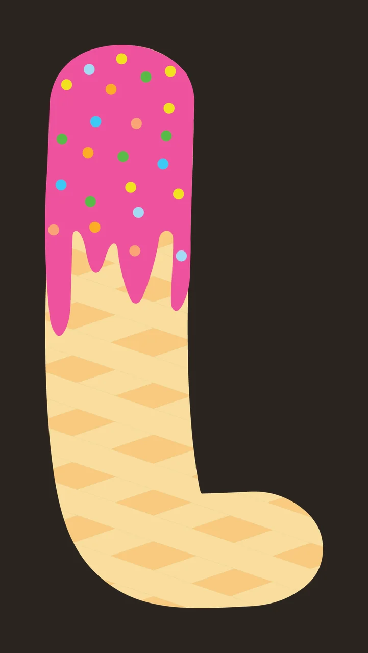 Ice Cream Font Character 02 scalable logo design icon contrast preview thumbnail