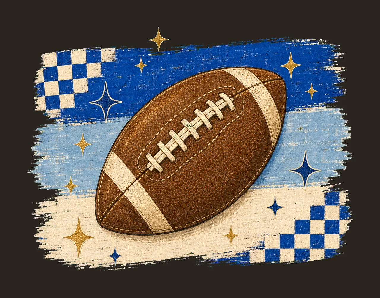 Football Stripes Preppy Shirt Design Trendy Variation A contrast preview thumbnail