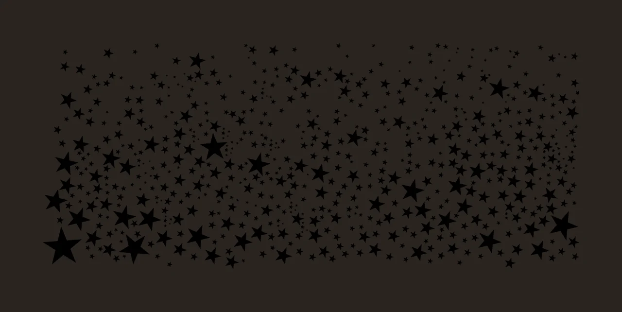 Can Glass Wrap Star Field Scattered On White stars scattering contrast preview thumbnail