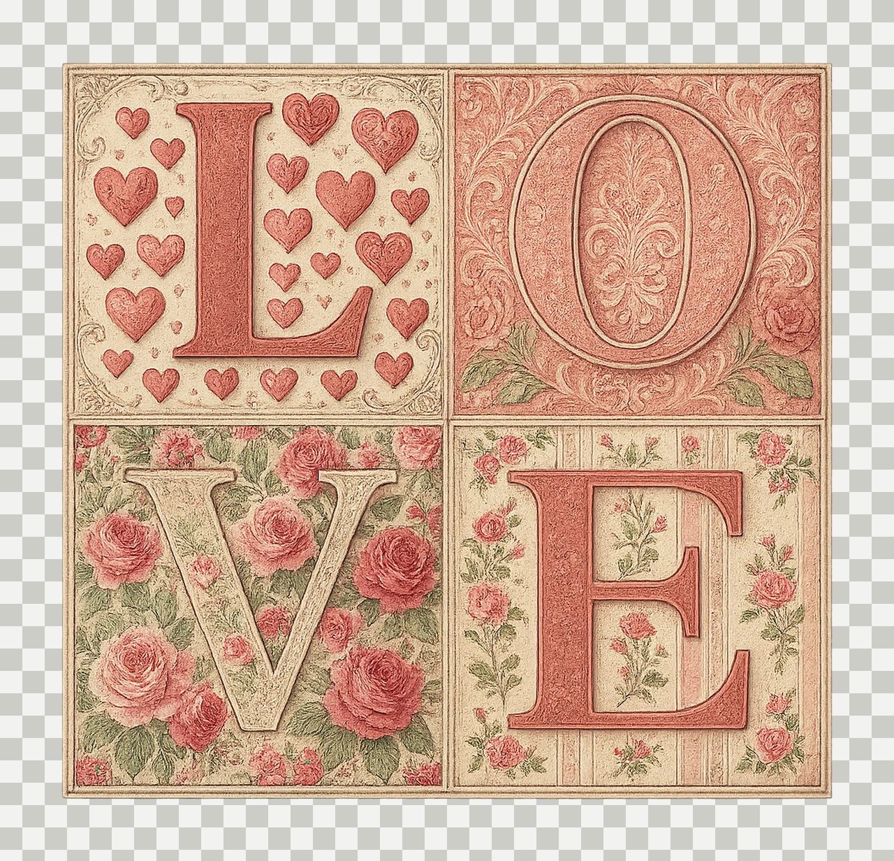 Boho Valentine Love Retro Heart Design Valentine Day Shirt transparency and detail preview thumbnail