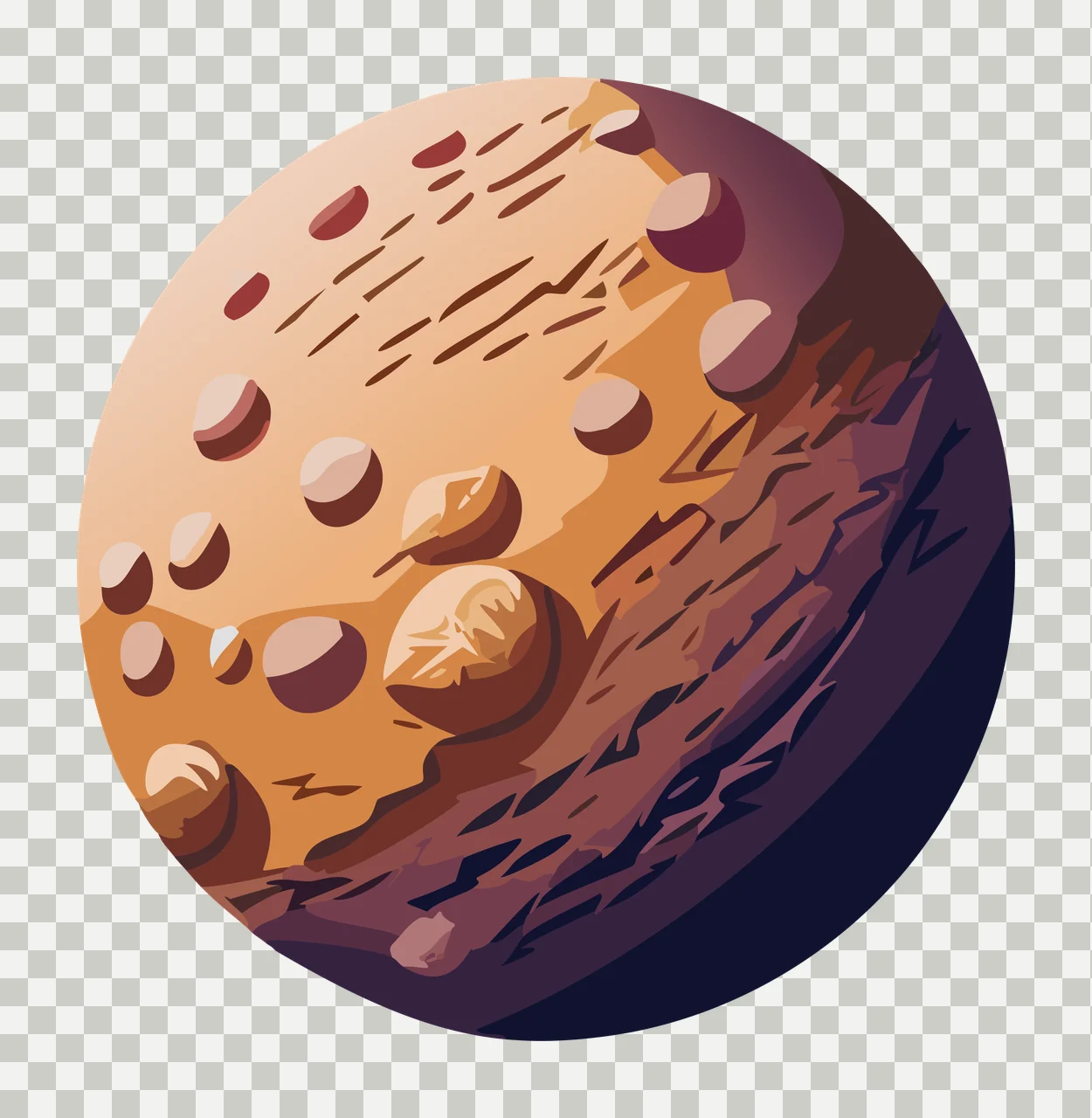 Abstract Semicircle With Layered Textures shape lines holes transparency and detail preview thumbnail