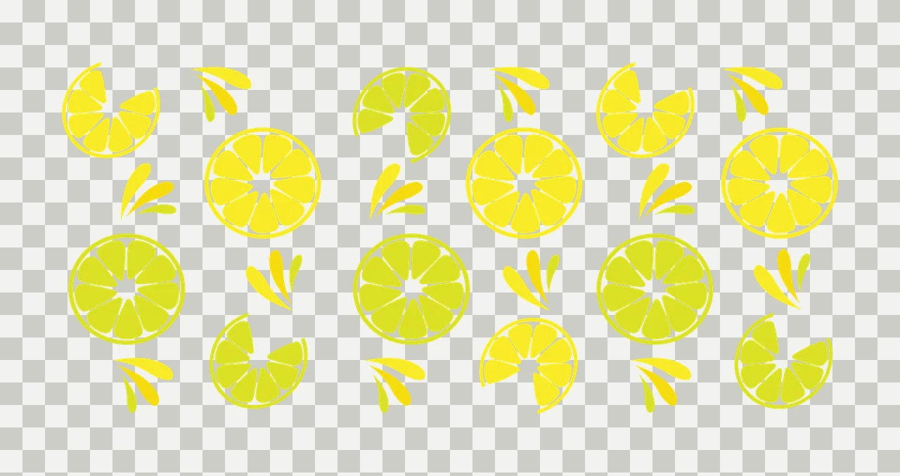 Can Glass Wrap Black Citrus Slice Pattern slices and splash shapes transparency and detail preview thumbnail