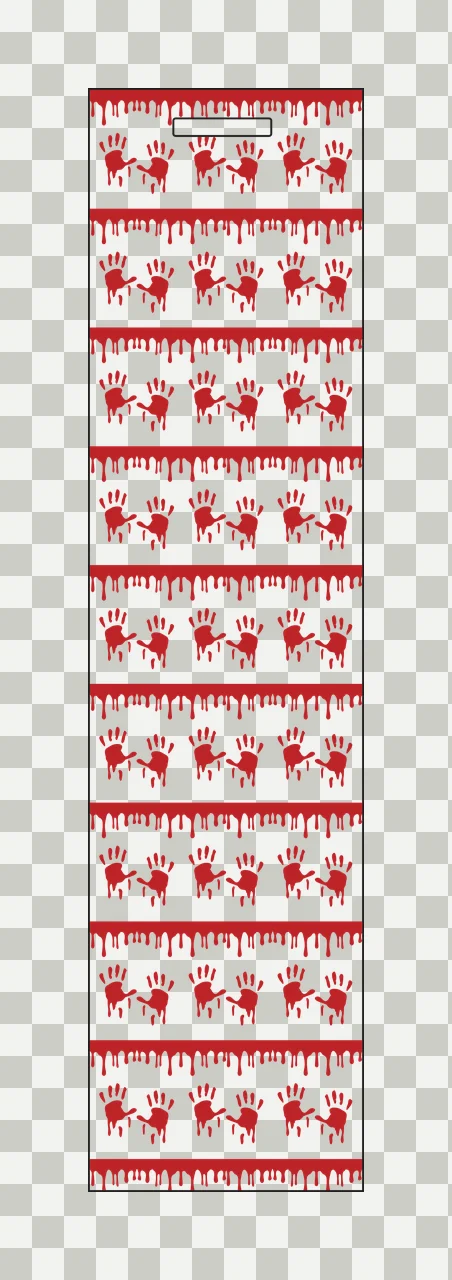 Black Handprints Dripping Ink Pattern drips vertical lines transparency and detail preview thumbnail