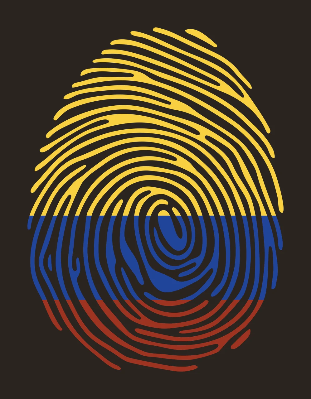 Detailed Fingerprint Swirl Black Icon lines minimalist white contrast preview thumbnail