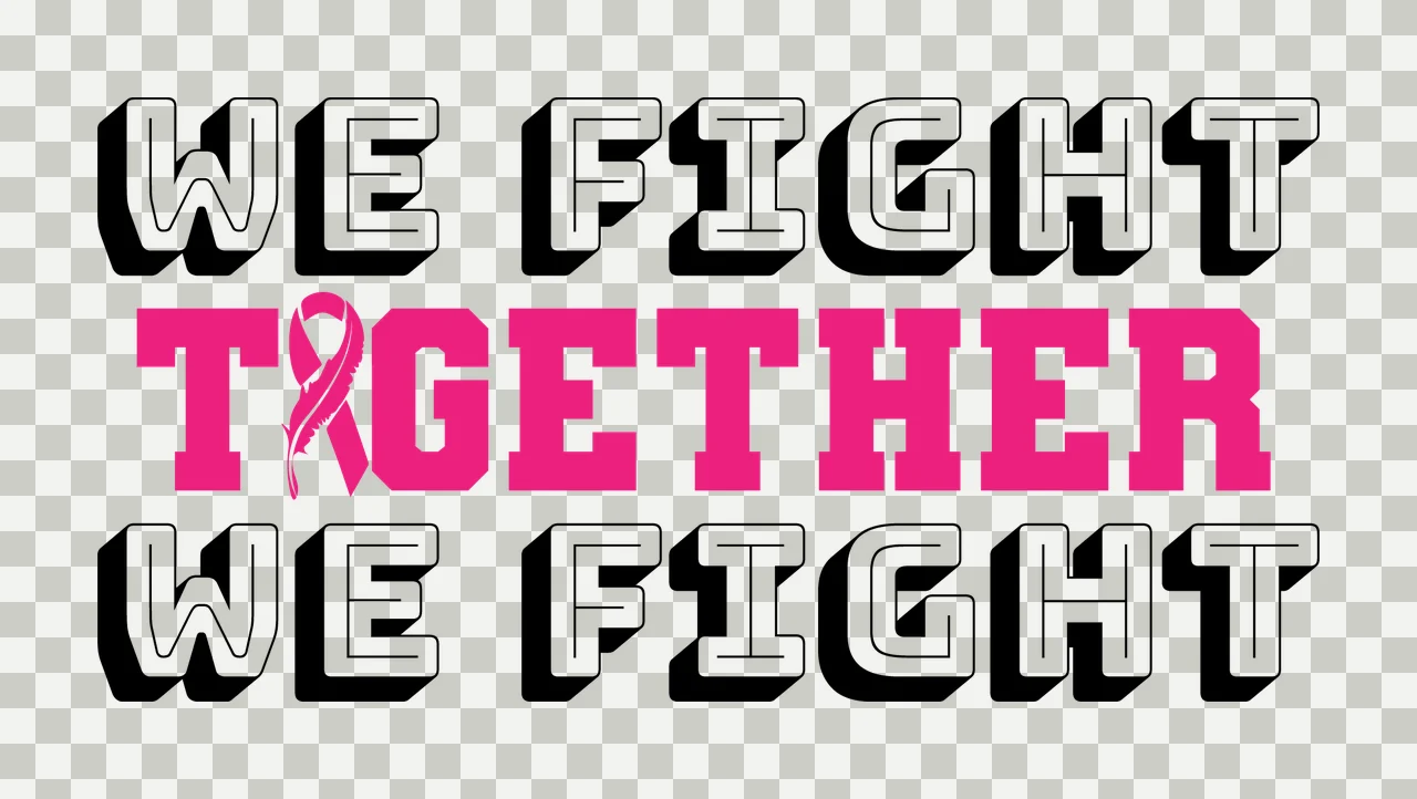 Breast Cancer Update Plus awareness ribbon survivor hope Variation transparency and detail preview thumbnail