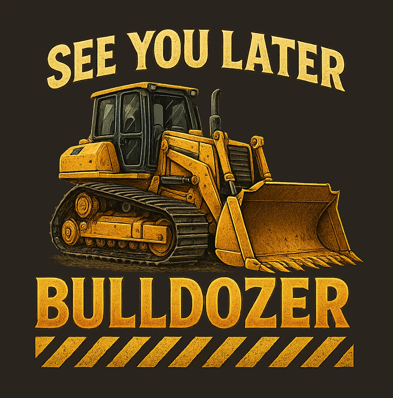 See You Later Excavator Construction Shirt Design Kids Dirt contrast preview thumbnail