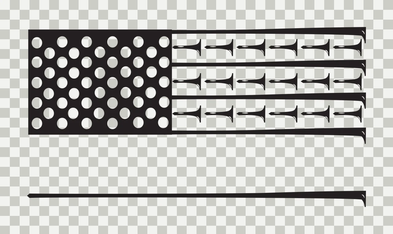 Golf Flag Design Made Of Polka Dots patterned tees graphic silhouette transparency and detail preview thumbnail