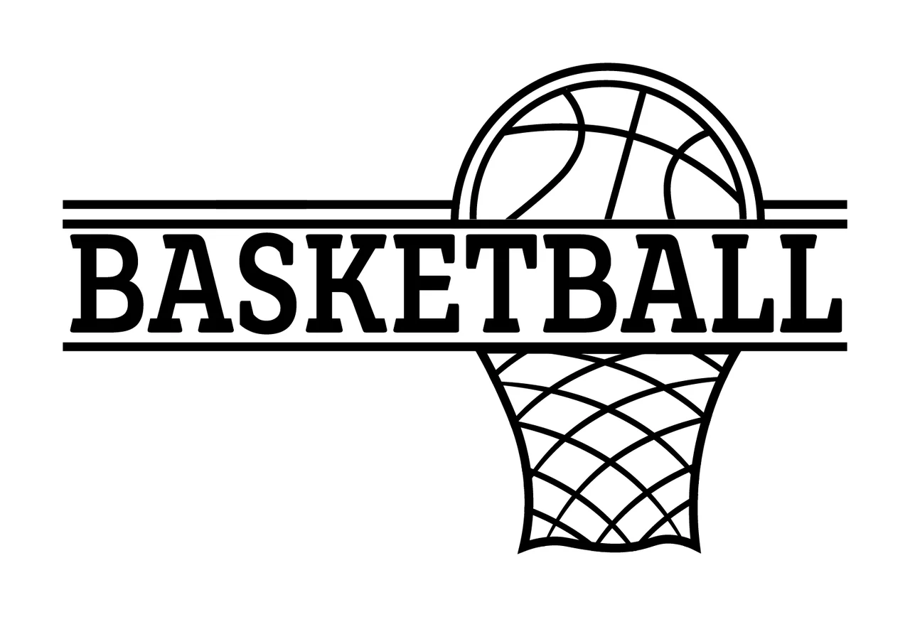 Can Glass Wrap Basketball Text With Hoop Graphic