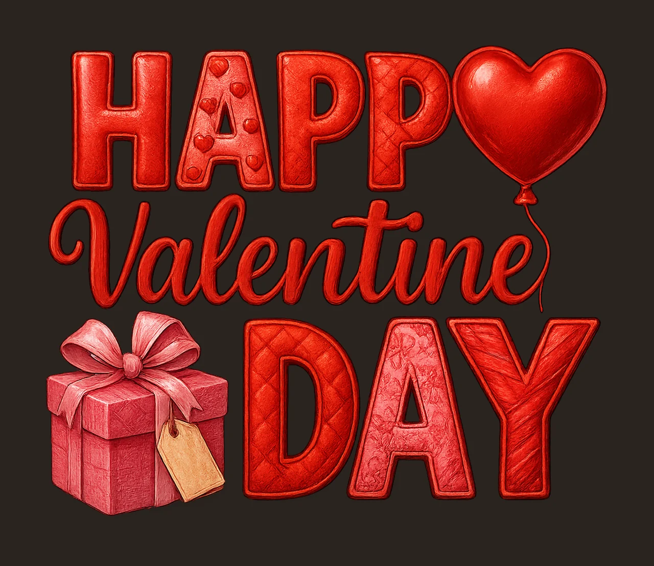 Happy Valentines Day Sublimation Design Valentines Love contrast preview thumbnail
